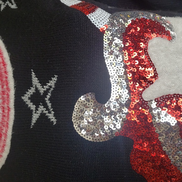 33 Degrees Women's Crew Unicorn Christmas Ugly Sweater Sequin Holiday Size XS. - Picture 9 of 12
